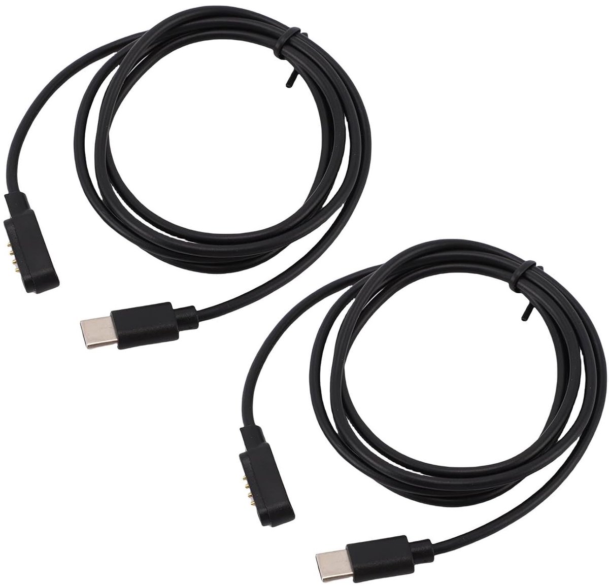 Dailygoods - 2-Pack Magnetische Oplaadkabels voor Spraakrecorders