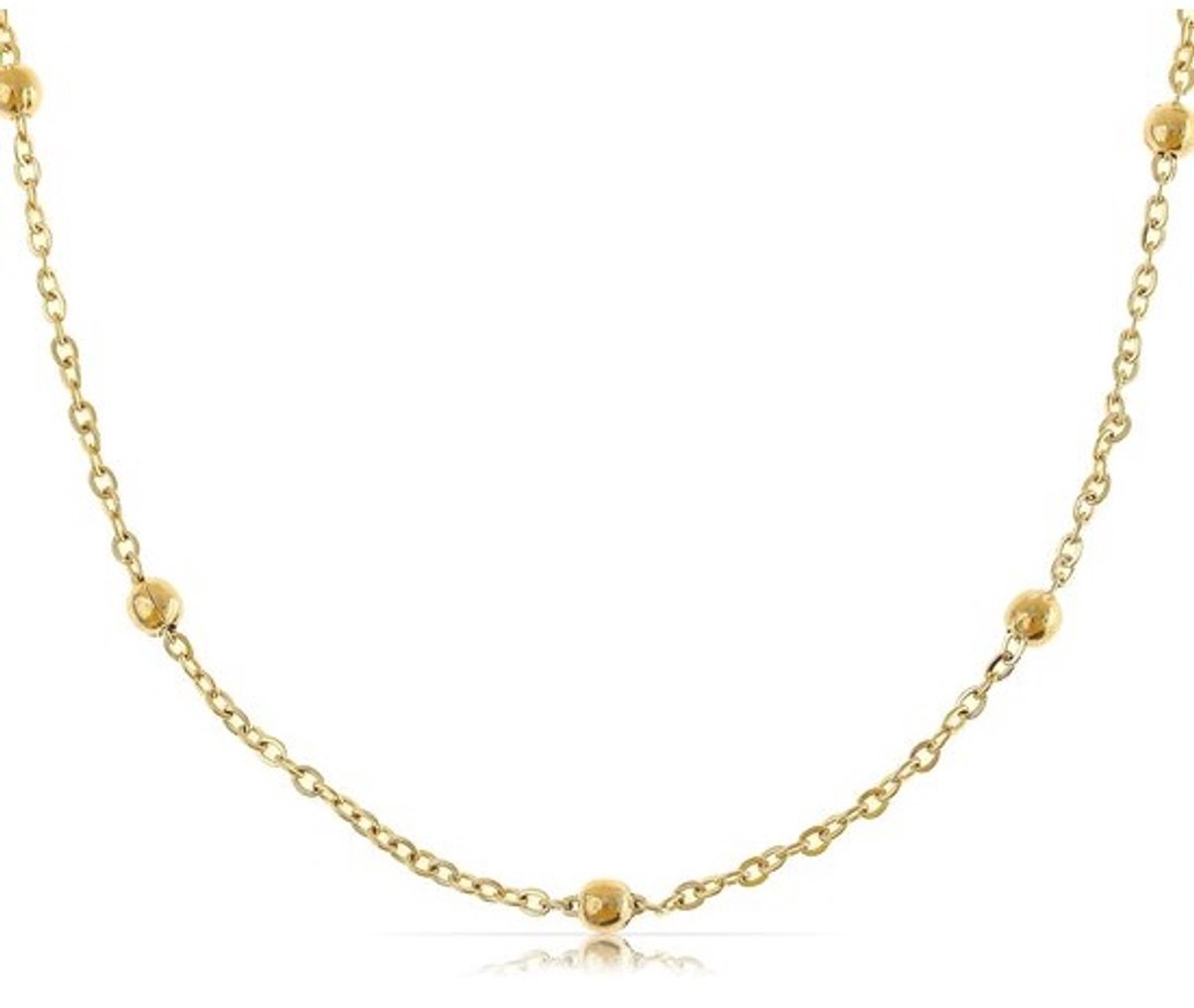Thijox - Gouden Brillenketting voor Dames, 70 cm Hypoallergeen Roestvrij Staal, Waterdicht Boho Sieraad voor Zomeraccessoires, Elegante Brilband voor