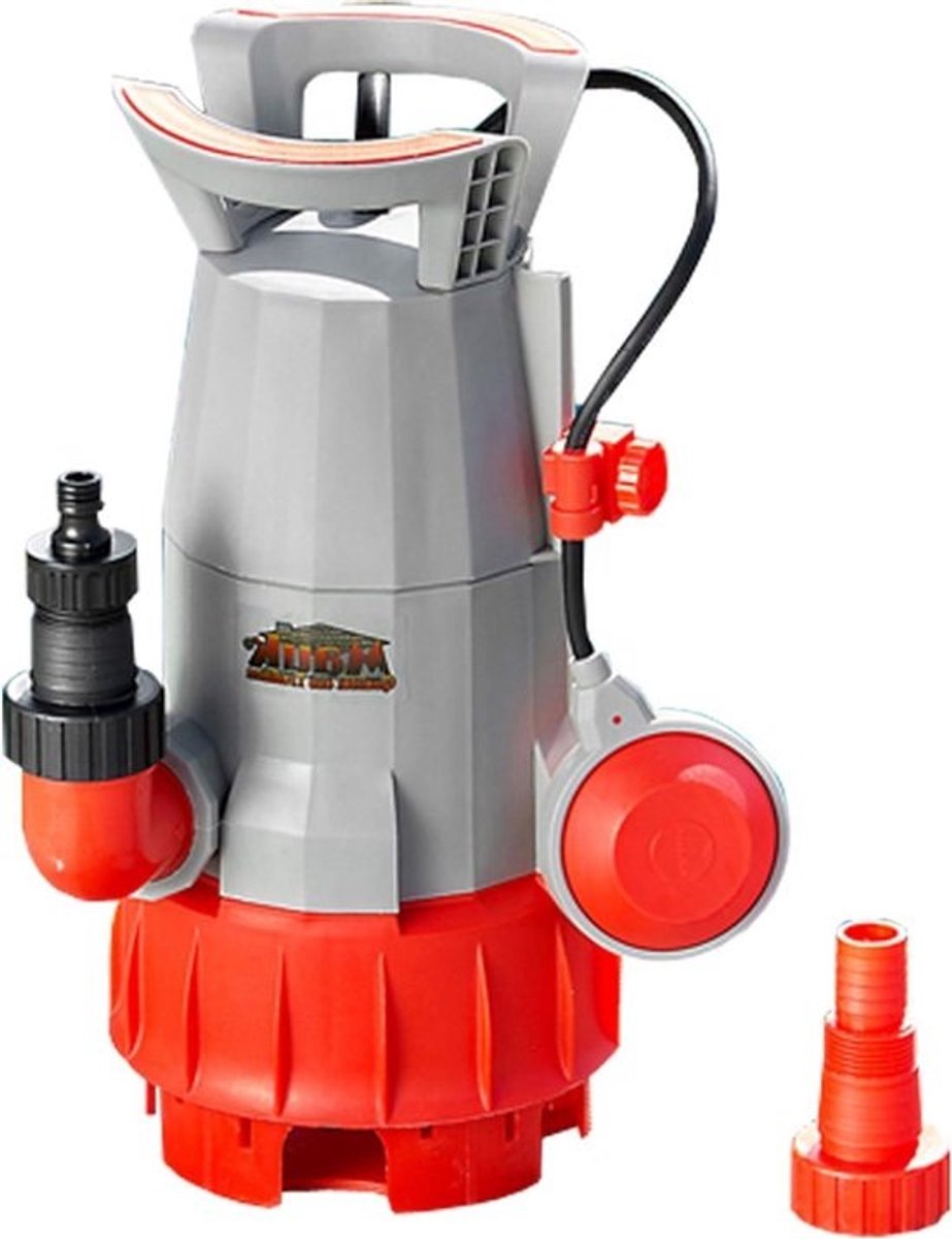 Dompelpomp - Vuilwaterpomp Afvoerpomp - Kelder Ontwateren - Instelbare Zuighoogte - 7500 l/u - Grijs