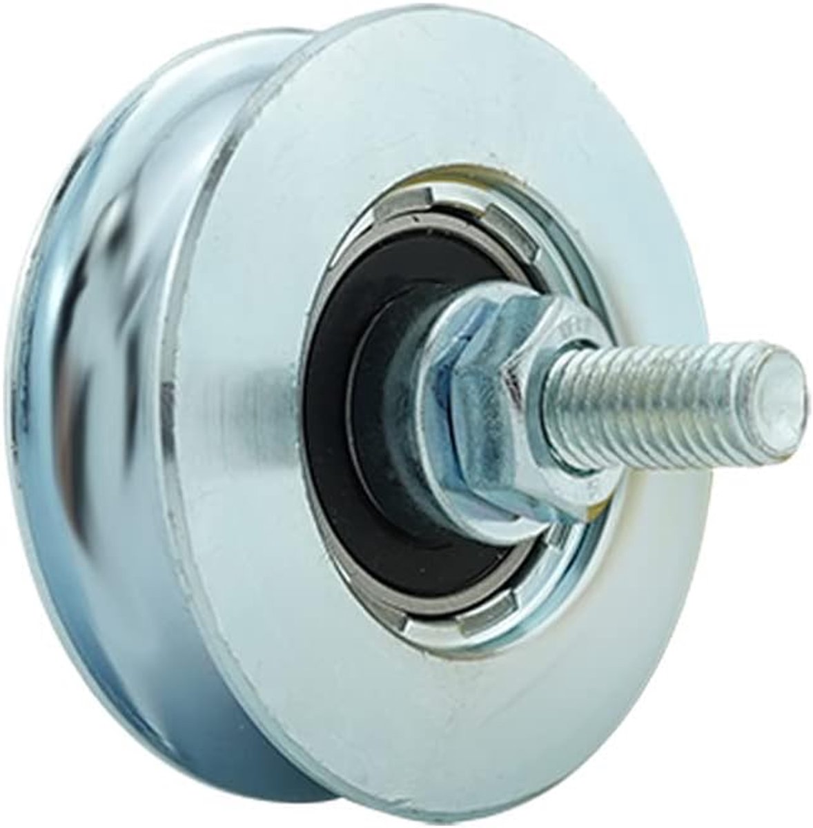 Schuifpoort, wieltjes, U-profiel, hofpoort, wielen voor geleiderail, tuinpoort, looprol, schuifdeur (diameter 68 mm)