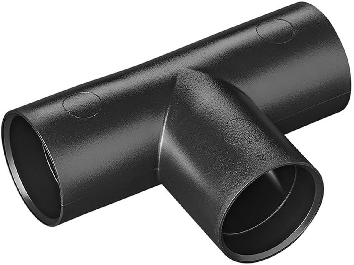 Afvoerbuis T-stuk Ø 28 mm – PE-kunststof – insteekbaar zonder lijmen/solderen – 100% dicht – voor camper, caravan, boot – slagvast en temperatuurbestendig