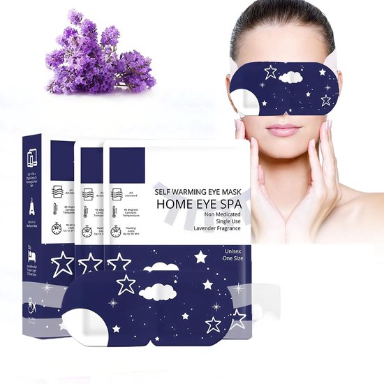 Lavendel Stoommasker - Warmtebril - Ontspanning voor Ogen - Ideaal voor Werk en Reis - ShopVlot — afbeelding 5