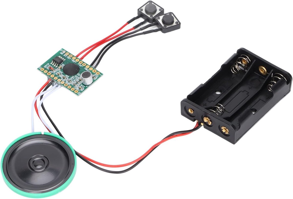 Geluidsmodule Pcb 4 Minuten Geluidsmodule Knopbediening Diy Muziek Geluid Praten Opneembare Chip Voor Diy Voor O Kaarten Kerst Geschenkdozen