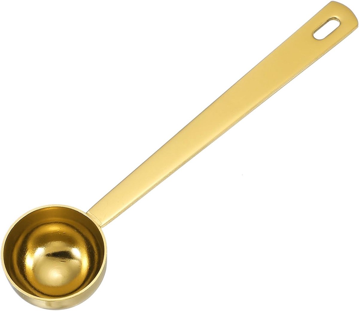 Maatlepel 10 ml tafellepel met lange handgreep voor gemalen koffie, thee, suiker, koken, bakken, goud