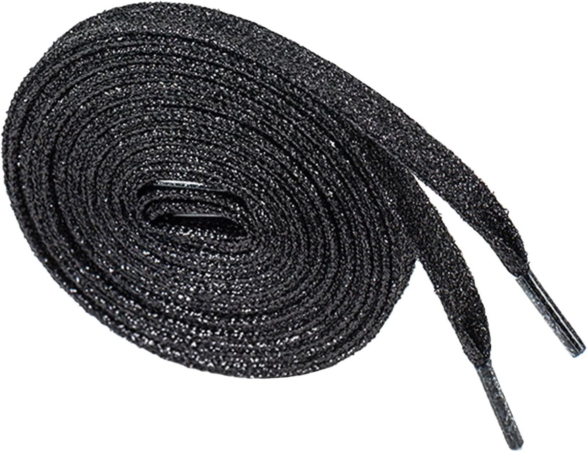 Veters, metallic platte veters, bling design, voor sportschoenen, laarzen, trainers, 115-180 cm