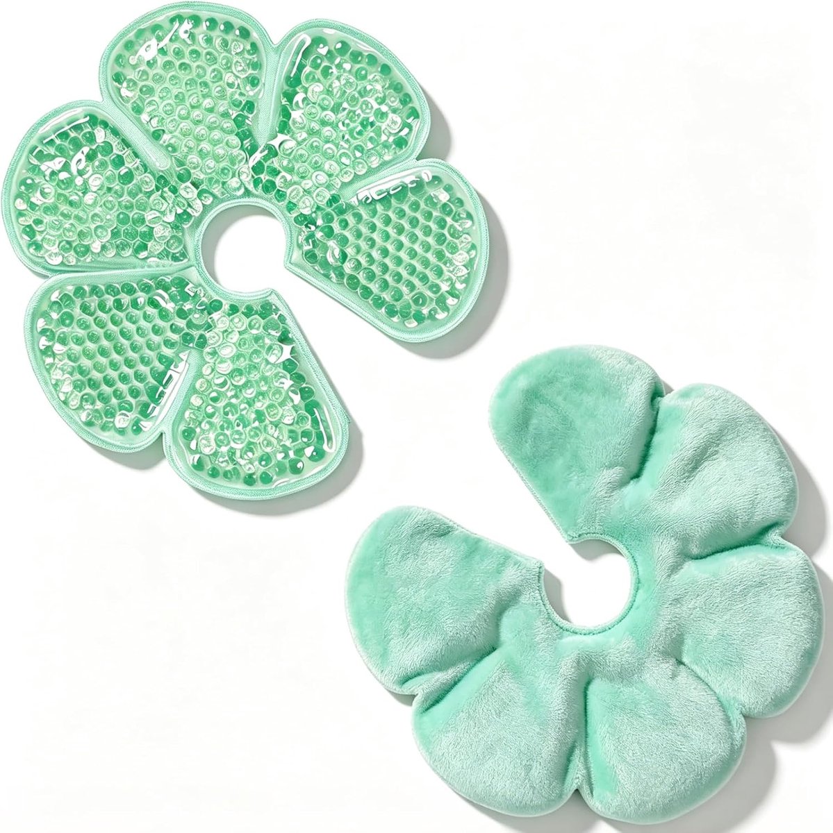2 stuks koude warm kompres 3-in-1 koelpads & warmtekussen voor de borst met zachte stof rug fleece borstgel koelpads voor borstvoeding geven voor borstpijn volledige borstvoeding borstvoeding