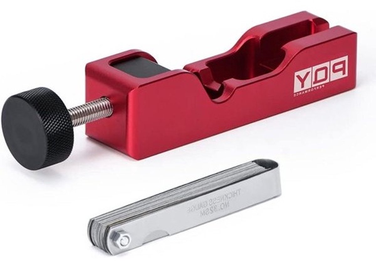 Bougie Afstelgereedschap - Met Voelermaat - Motoronderhoud - Universele Pasvorm - 10-16mm - Rood