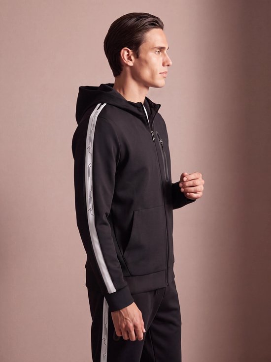Sjeng Sports MEMPHIS - Maat: XL Black - Tennis Vest Mannen - Sportvest - 86% polyester, 14% elastaan, dull interlock