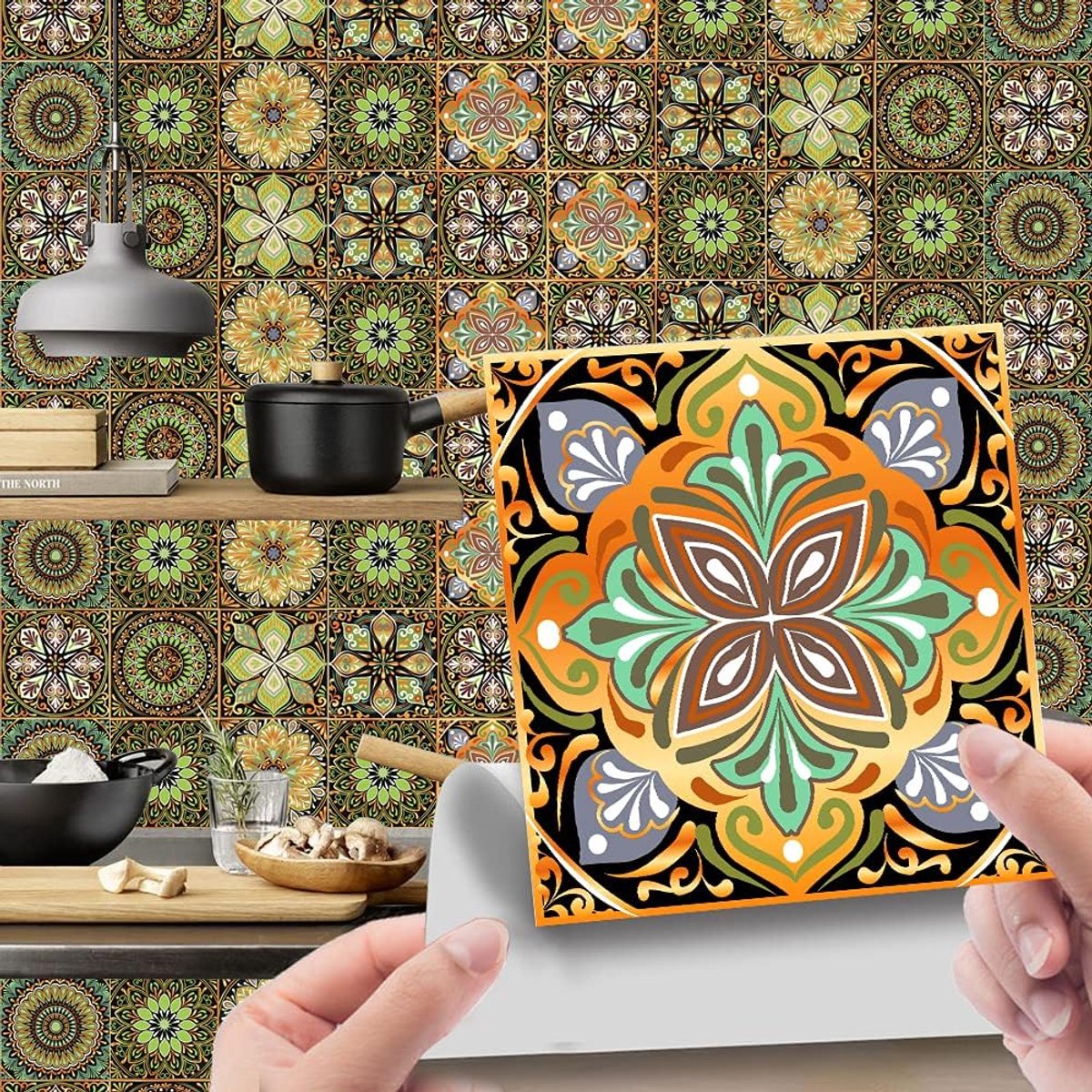 Tegel Stickers 20pc Backsplash PVC Waterdichte Olie Proof Zelfklevende DIY Keuken Badkamer Nieuwe Muurstickers Home Decor