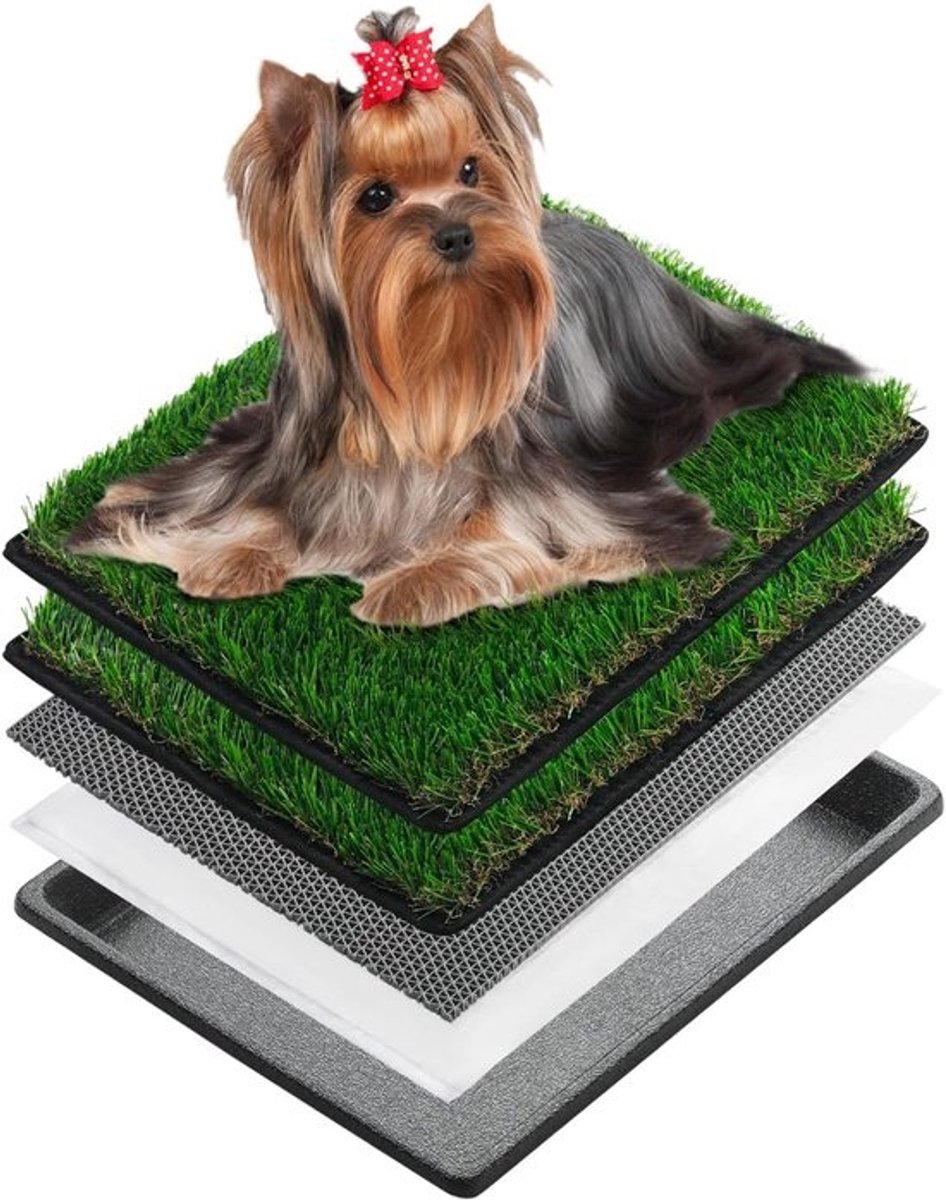 Hondentoilet kunstgras - Zindelijkheidstraining hond - Geurafstotend - Trainingsaccessoire