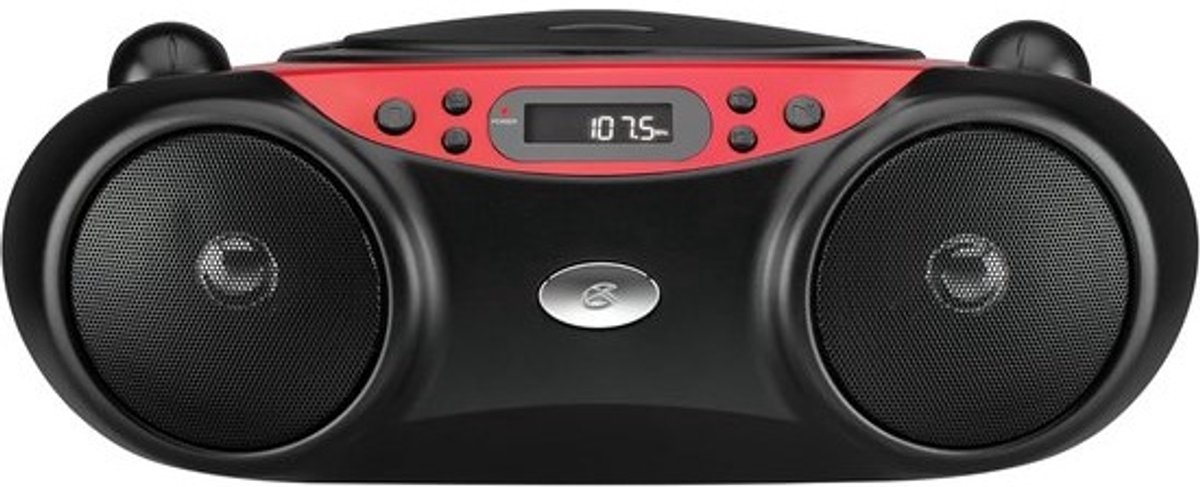 Draagbare Top-Loading CD Boombox met AM/FM Radio en 3.5mm Ingang