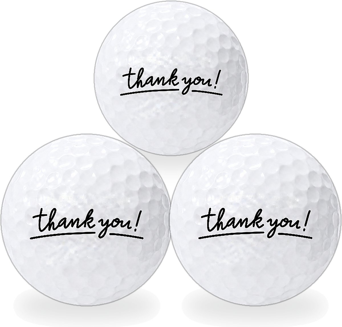 Golfballen Thanks - Bedankt Golf Cadeau - 3 stuks - Wilson