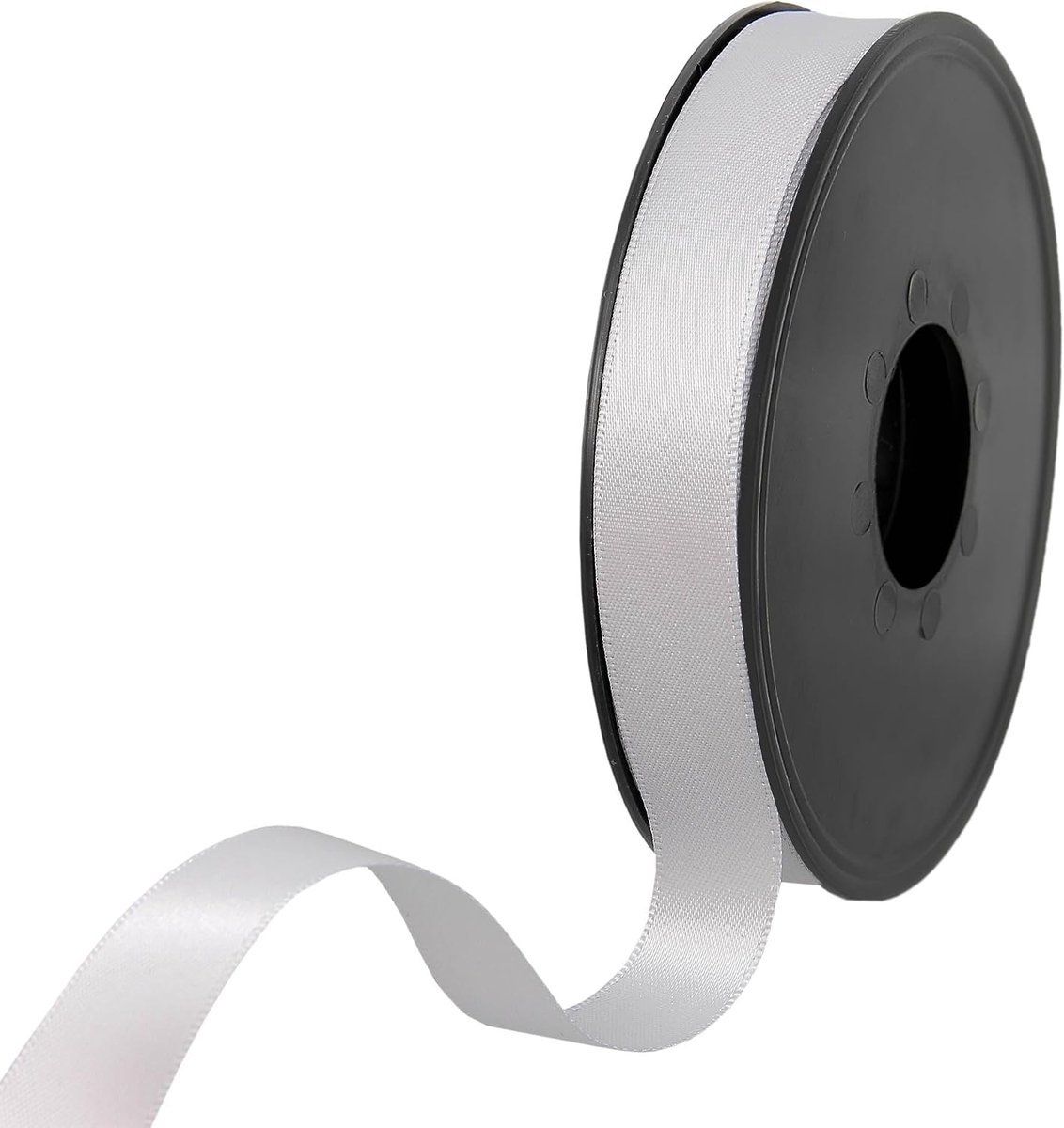 lint - 100% polyester dubbelzijdig satijnen lint voor bruiloften, cadeauverpakking, bloemstukken, handwerk, taarten, strikken, versieringen, 15 mm x 25 m