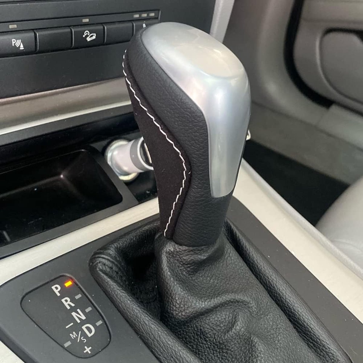 pookknop van leer voor BMW E81 E82 E87 E90 E91 E92 E93