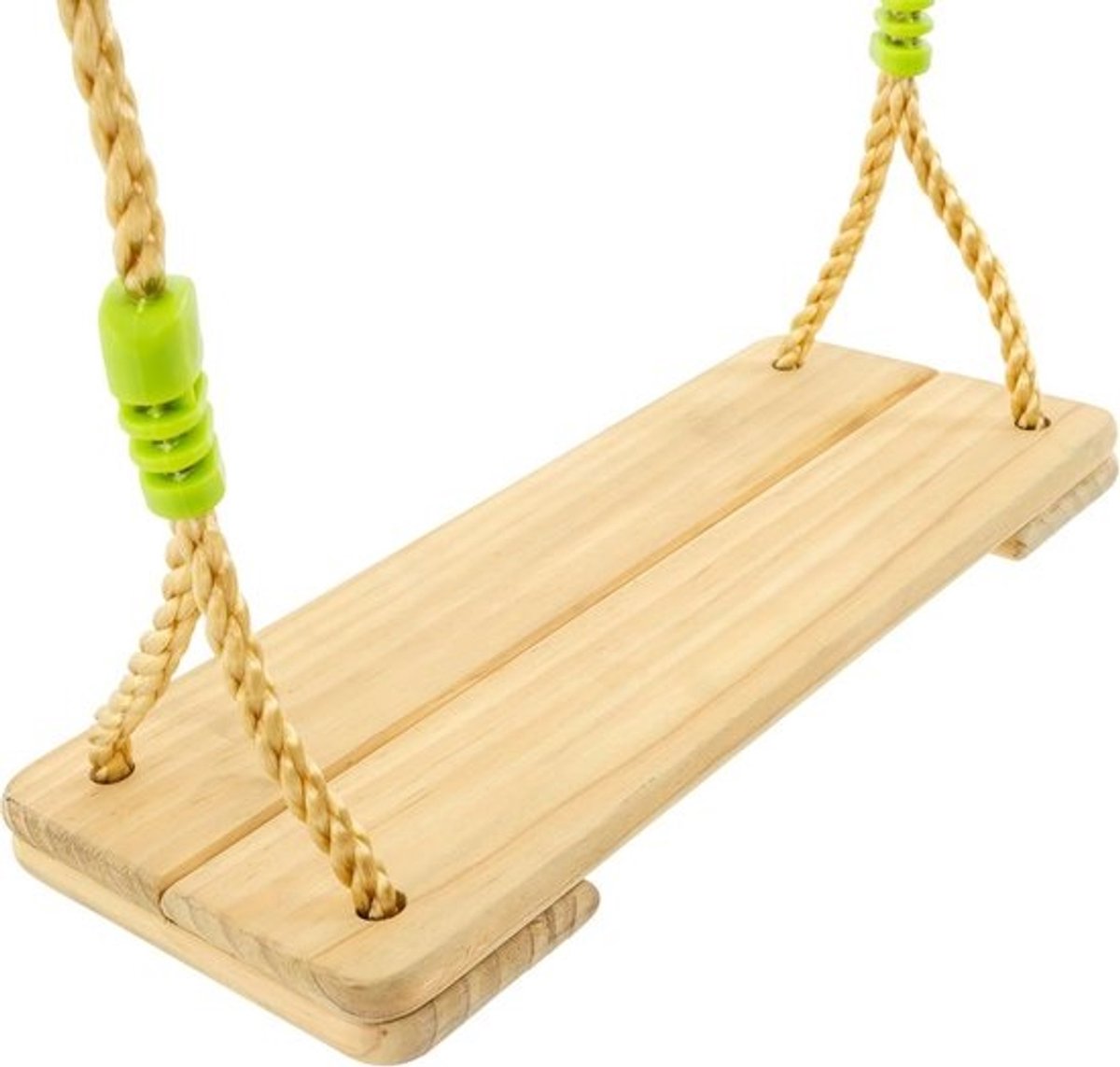 Houten schommel voor binnen en buiten, in hoogte verstelbaar (190-250 cm)