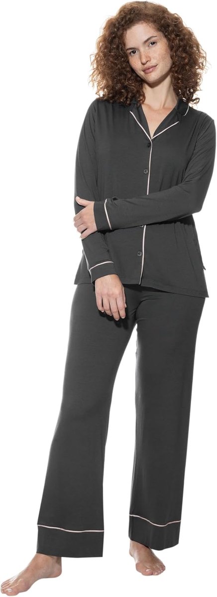 Nachtkleding serie Pure Chic Dames Pyjama Thunder Grey M (M), Thunder Grey, M