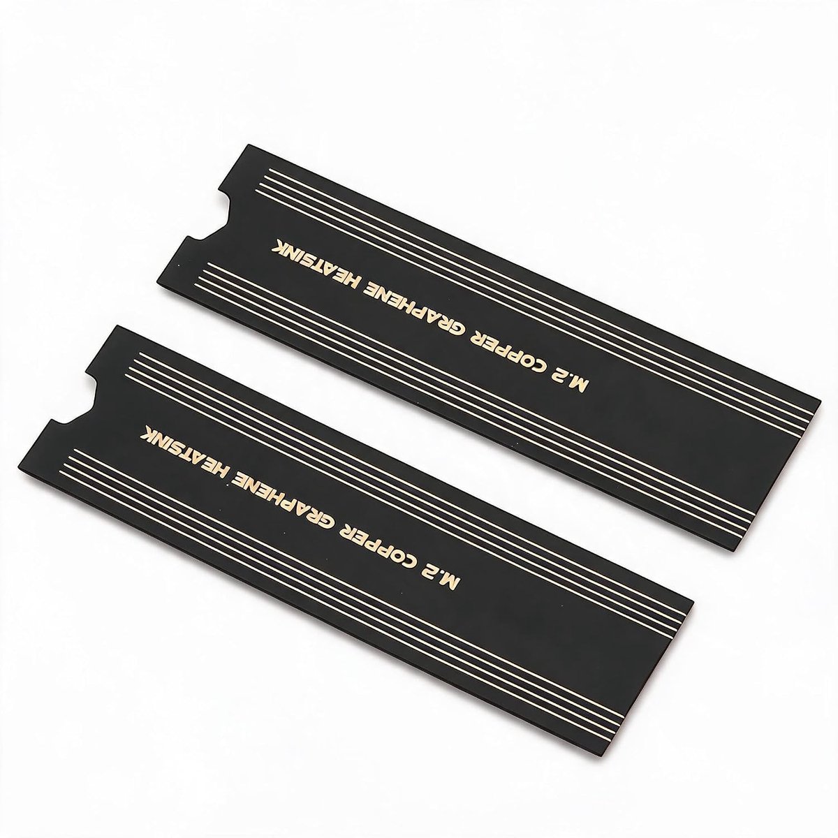 Grafeen Koellichaam, NVMe M.2 Interne Solid-state Harde Schijf Koper Grafeen Koellichaam, 2 Stks Interne Gaming SSD Grafeen Koellichaam voor Laptop Pc