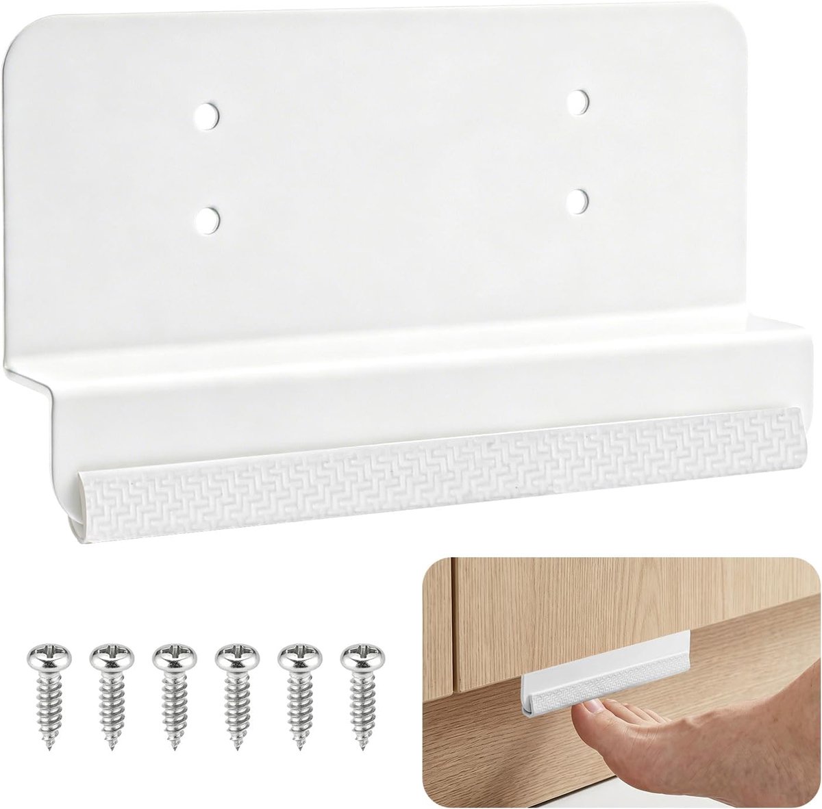 Voet Pull voor Prullenbak, Antislip Prullenbak Lade Handvat Kast Voet Pull Opener voor Keuken Prullenbak (Wit