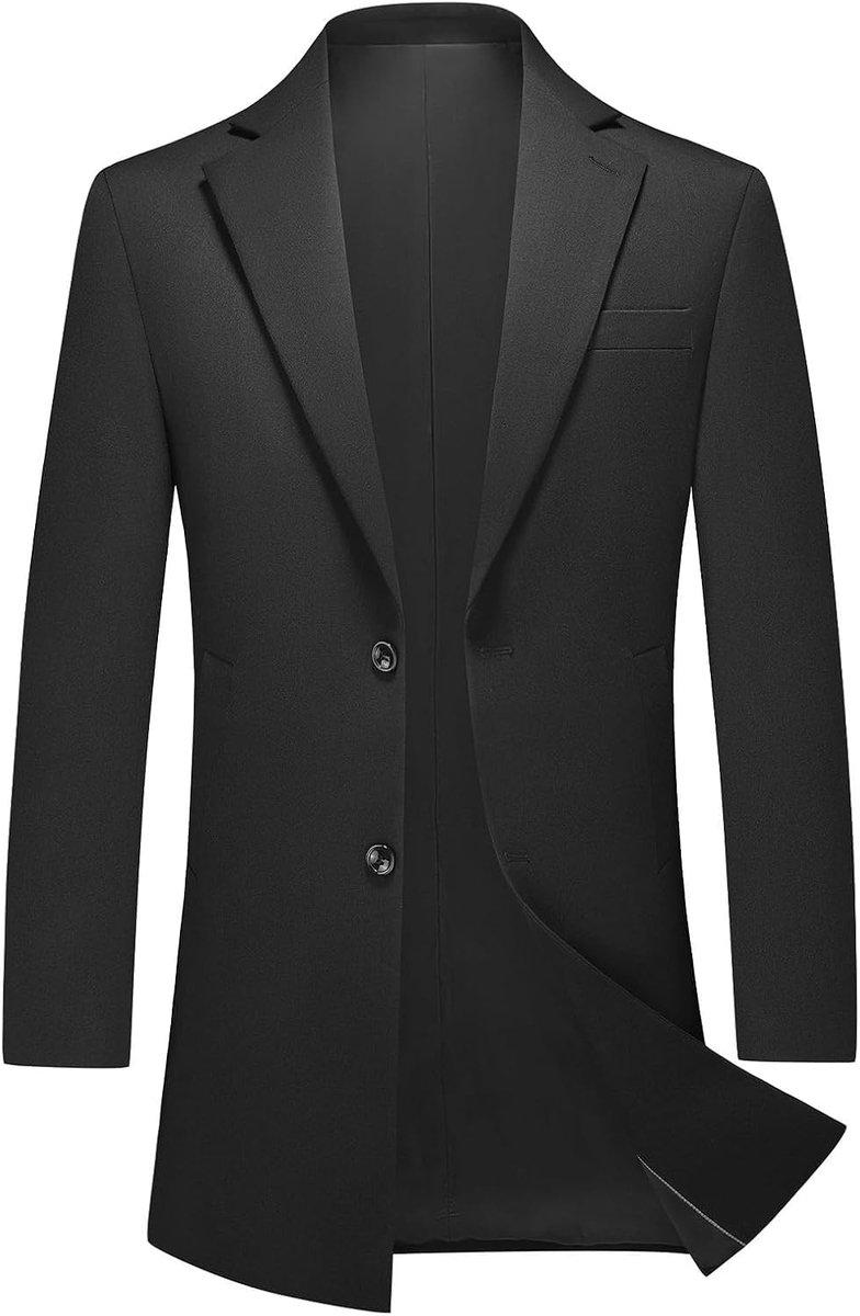 Halflange blazer voor heren, casual, zakelijk, tweeknoppen, voor werk, dagelijks gebruik
