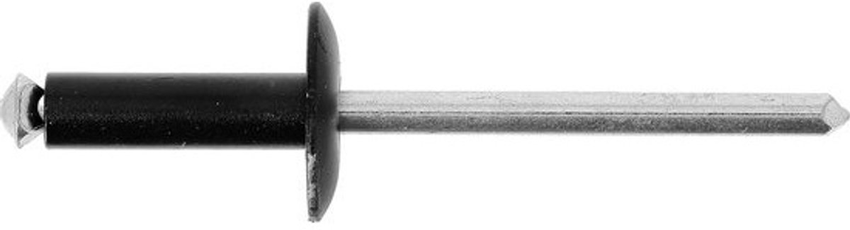 Klinknagels Zwart voor Platen en Bevestigingen 7-10 mm x 16 mm