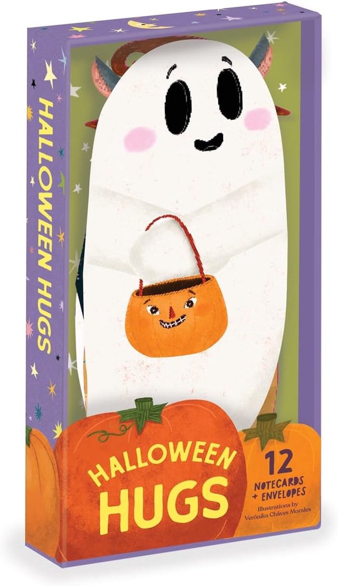 Hugs Notecards: 12 Notecards and Envelopes