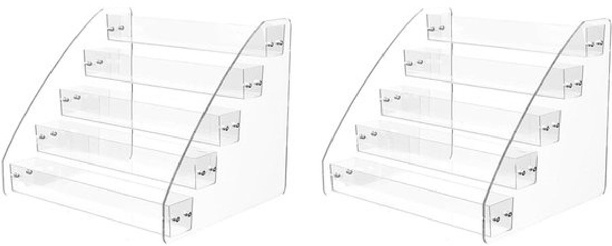 CD Houder - CD Organizer - Media Opslag - 5 Lagen Ontwerp - 30 Hoesjes per stuk - Transparant