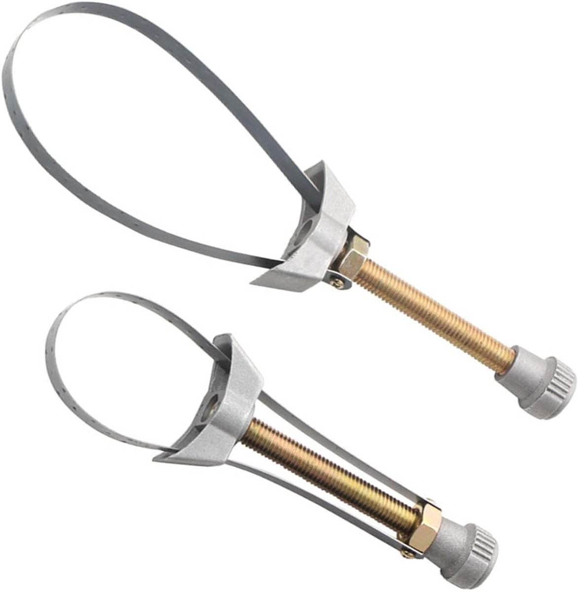 Dailygoods- Oliefiltersleutel Robuust - Demontagesleutel - Bandsleutel - Spanbereik Ø 60-120 mm - Comfortabele Handgreep - Voor Auto/Motorfiets - Filt