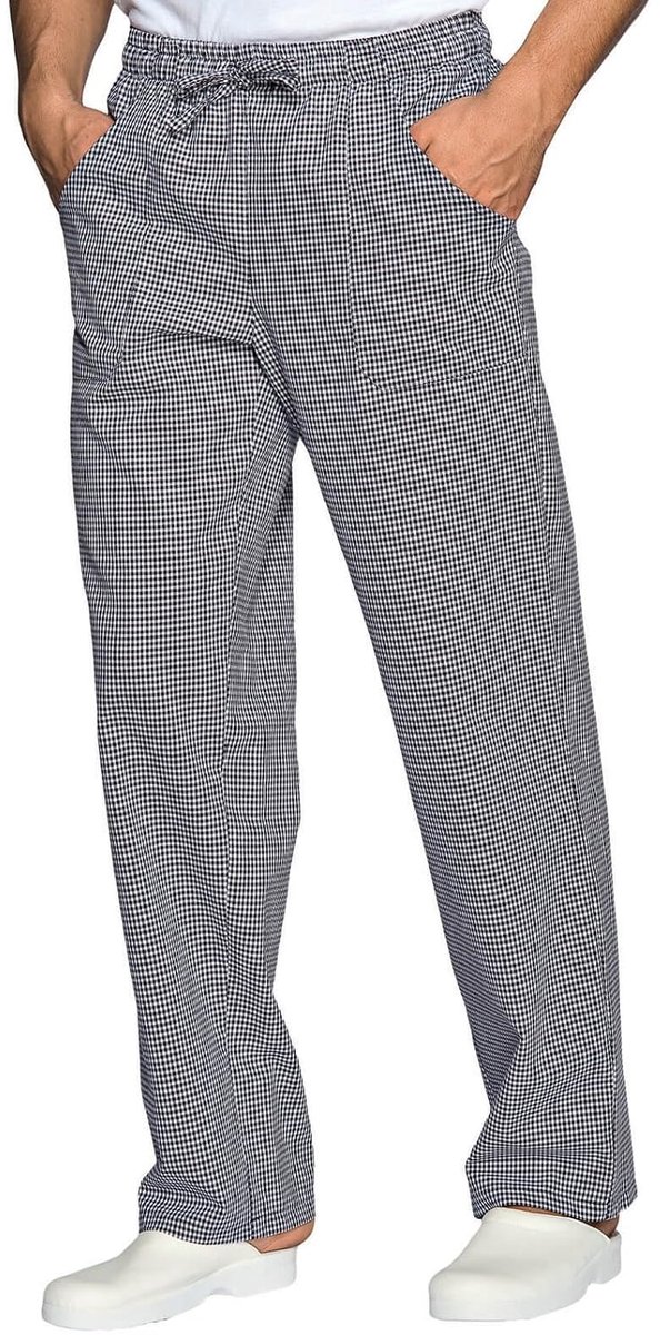 Korte voet de Poule wit/zwart Iacco XL
