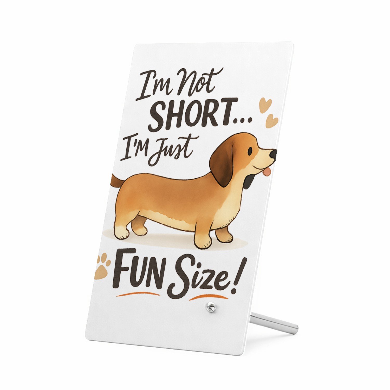 Mr Cadeautjes Glasframe 11 x 16 - design Een vrolijke dieren-quote met een andere huisdierliefde, opg | cadeau Wit