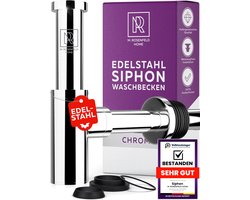 Wastafelsifon - RVS - 1 1/4 inch - Chroom