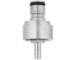 Carbonatiedop RVS - Voor PET-flessen - CO2-injectie