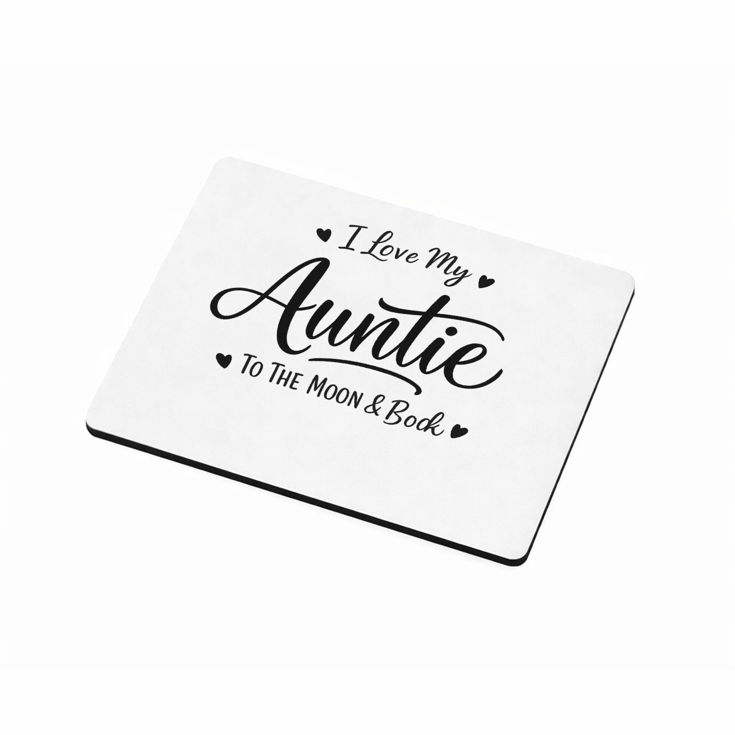 Mr Cadeautjes MDF magnetische fotolijst 9 x 7 - design Een compacte typografische cadeauboodschap met een speelse h | cadeau Wit