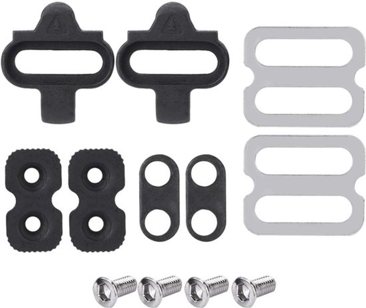 Dailygoody - Racefiets Indoor Cycling Schoenplaatjes Set - Compatibel met Shimano