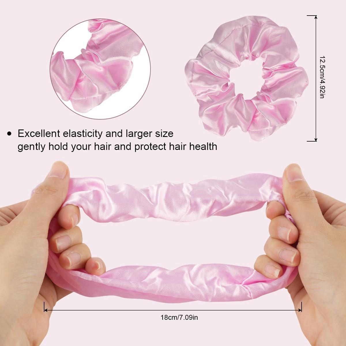 Luminous LED Haarbanden, 6 Stuks Verlichte Scrunchies met 3 Kleuren Lichtmodi voor Halloween en Feestjes