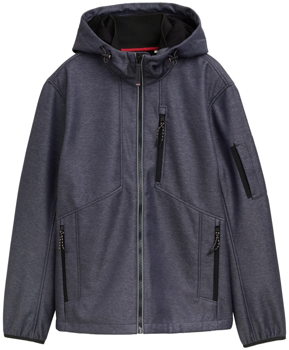 Tom Tailor - Heren jas - Maat L - Mannen - blauw - polyester