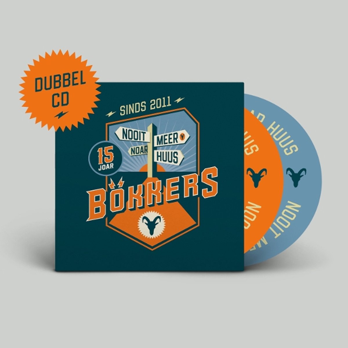 Bokkers - Nooit Meer Noar Huus (CD)