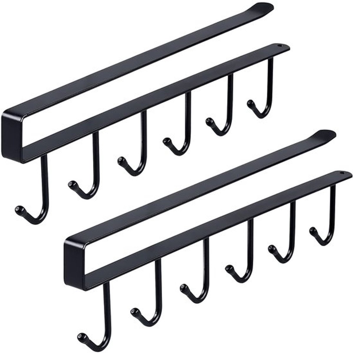 Dailygoody - Bekerhouder Onder Kast - Plankhouder voor Beker en Mok - 2-delig