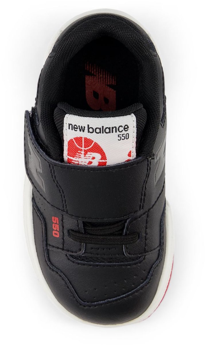 New Balance 550 Hook & Loop – /Team 550 Lifestyle Kinder Sneakers voor Jongens en Meisjes Zwart