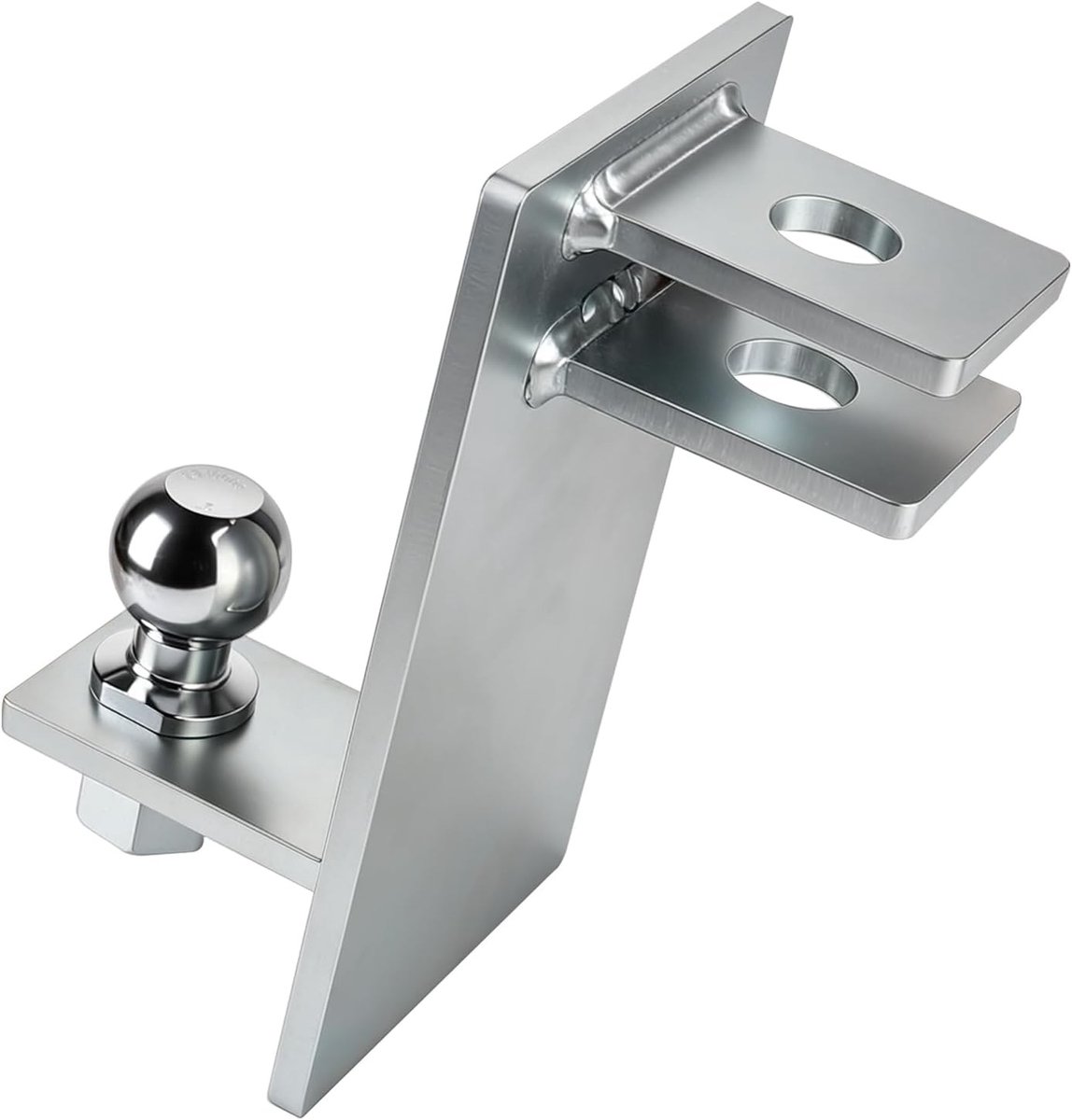 Ball Head Tow Bar Combinatie Koppeling met 50 mm Bolkop, Trekhaak Hulp voor Aanhangwagen, Tractor en Auto, Gegalvaniseerd en Sterk