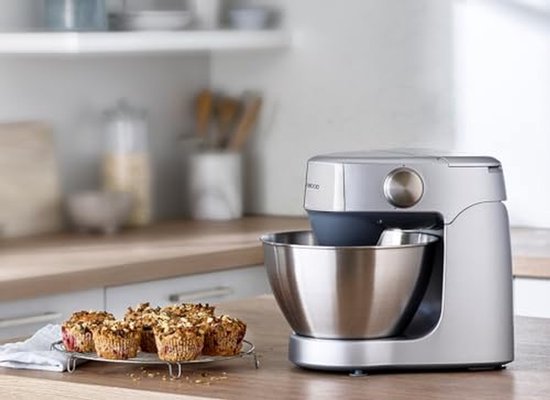 Keukenmachine - Mixer Kom - Bakken En Koken - 1000 Watt Vermogen - 43 Liter Kom - Zilver — afbeelding 5