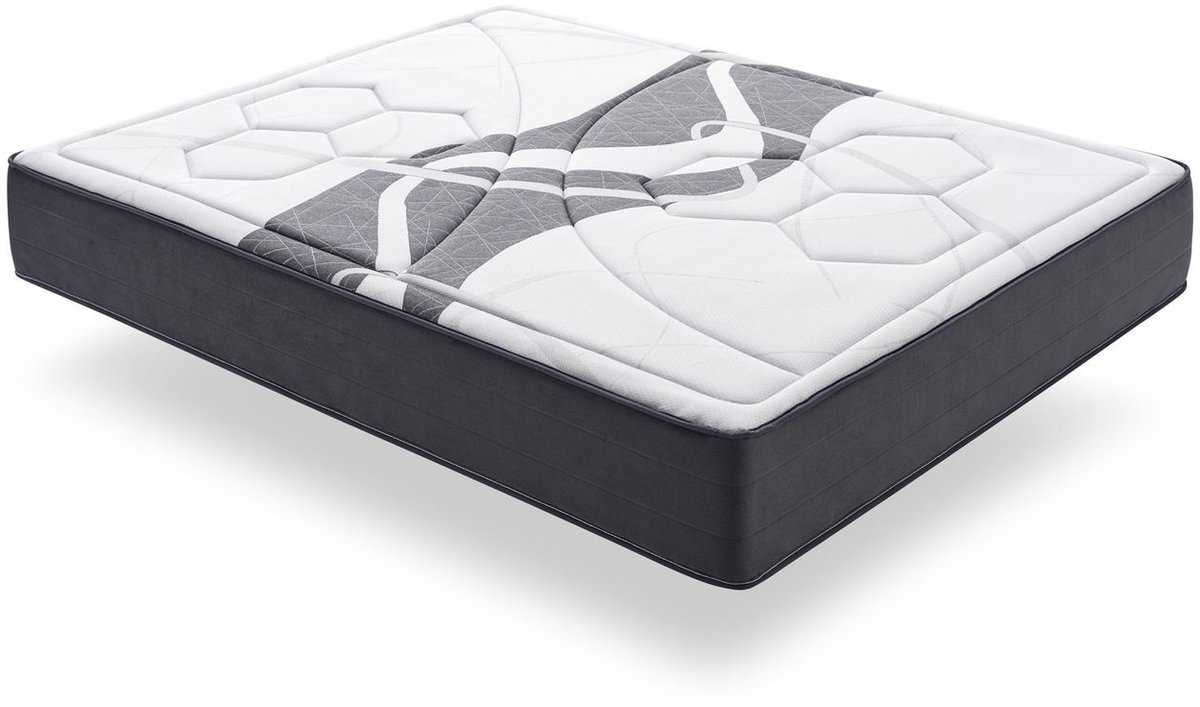 Matris Matras Met Ingepakte Veren 105x200 Met ViscoGrafeno Hoogte 29 cm +/-2 Antibacterieel van Matris Blanco