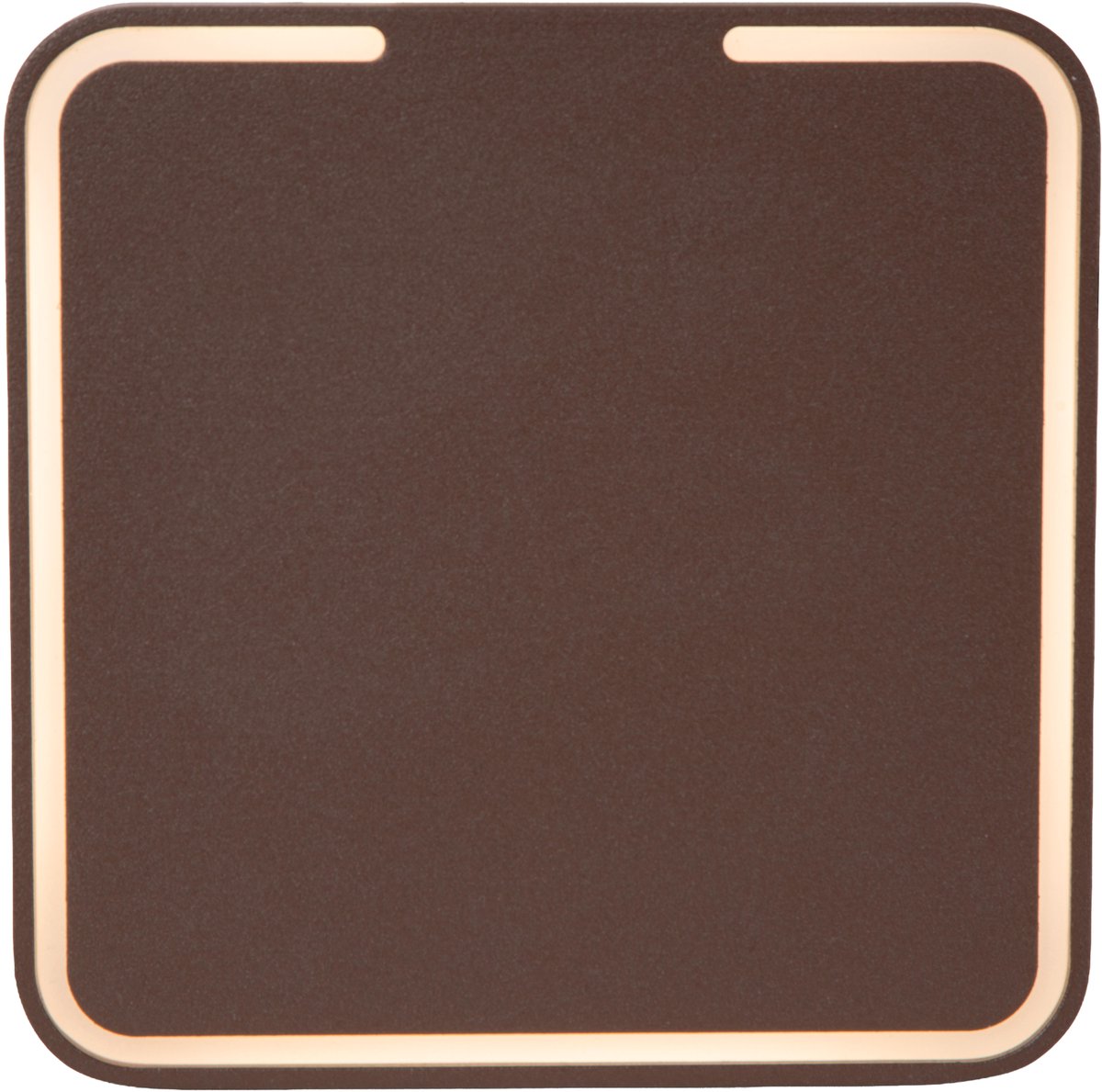 Lucide FINISTER - Wandlamp Binnen/Buiten - LED - 1x7W 2700K - IP54 - Roest bruin - Essential