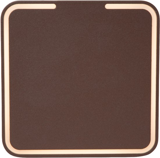Lucide FINISTER - Wandlamp Binnen/Buiten - LED - 1 × 7W 2700K - IP54 - Roest bruin - Essential