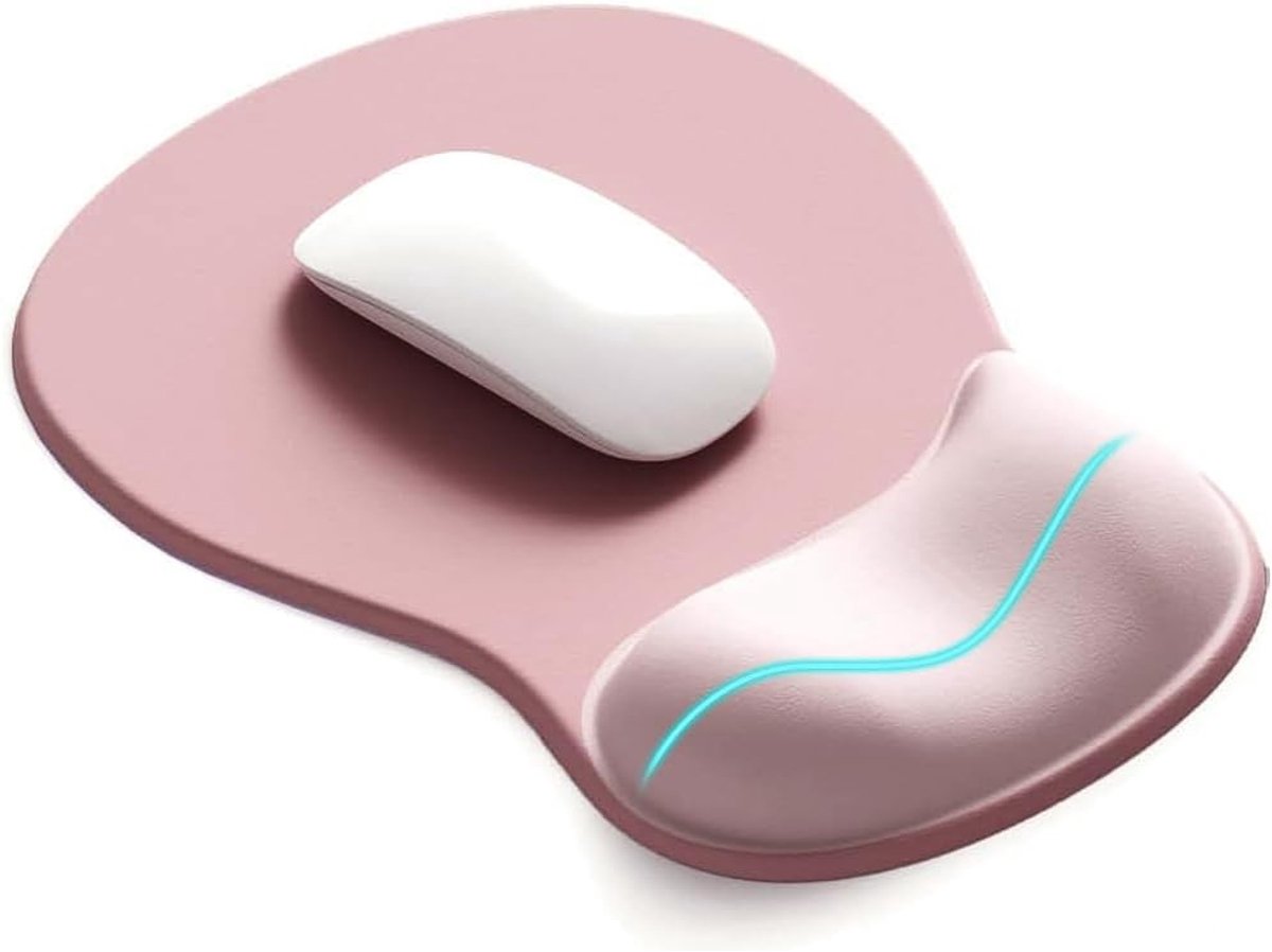 Ergonomische Gaming Muis met Polssteun, Comfortabele Gel Muispad en Polssteun voor Thuis en Kantoor - Perfect voor Gamers en Kantoorwerk