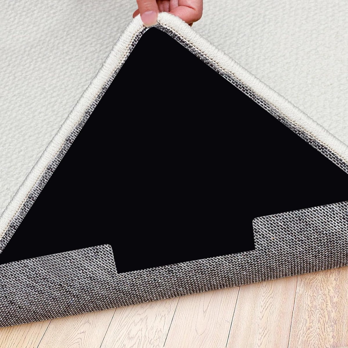 Antislipmat Onder Vloerkleed - Set van 8 - Jute - Antislip - Machinewasbaar