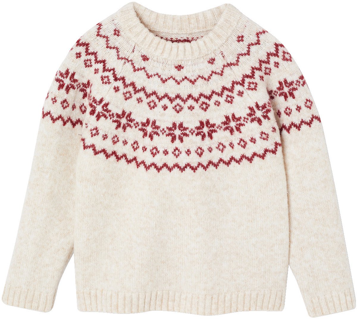 Envie de fraise Jacquard trui gemengd kerst capsule familie