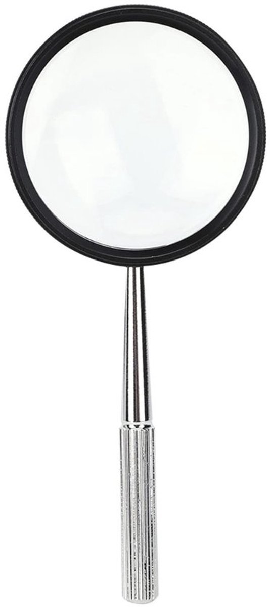 Dailygoods- Loep 35 x 50 mm - Metalen Loep - Vergrootglas voor Identificatie