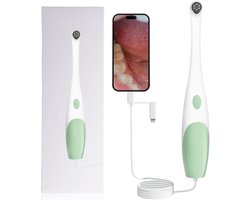1080P HD Intraorale Camera met 6 LED-lampen voor Tandinspectie en Dieren, Plug and Play, Android Compatibel, Ideaal voor Huisdieren en Mensen