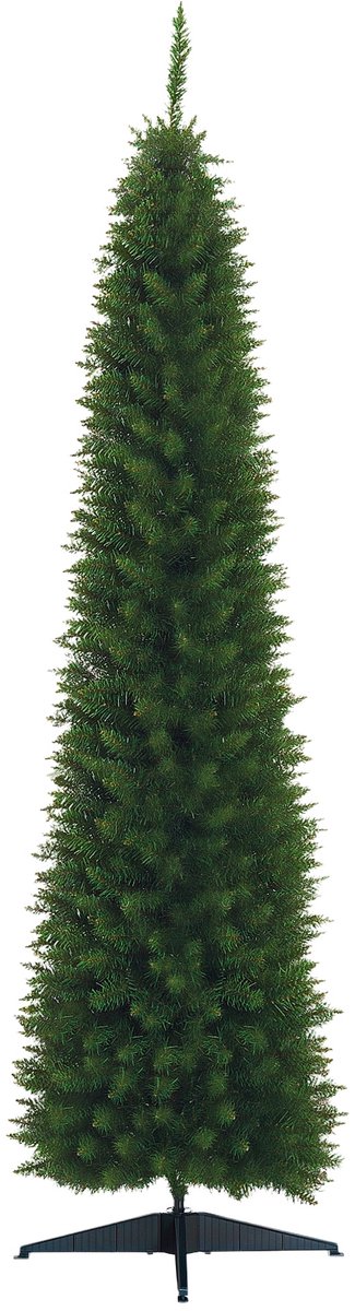 HOMCOM Chirstmas Tree PVC, Kunststof Ø 60 x H210 cm Groen