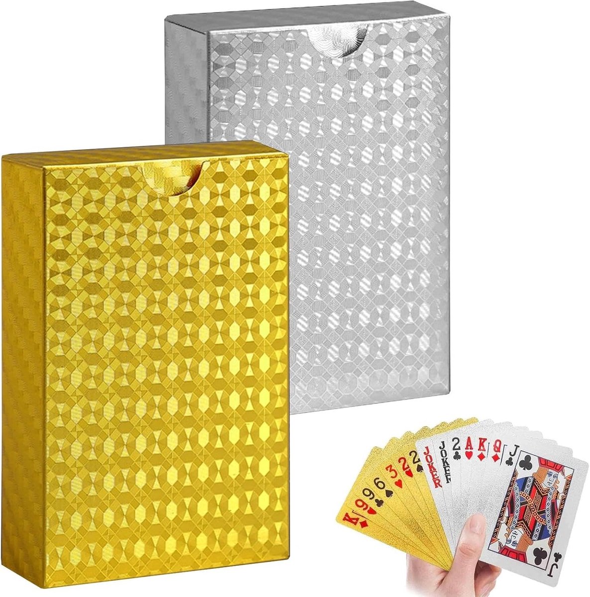 Kaartdecks - Goud en Zilver - Pokerkaarten